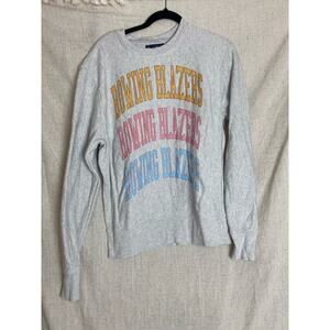 Rowing Blazers Unisex Crewneck Graphic Sweatshirt Heather Gray Size S